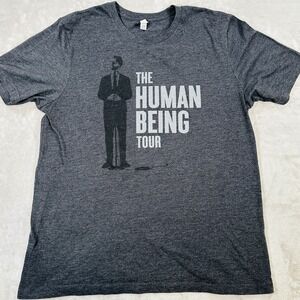 John Crist The Human Being Tour Graphic T Shirt Mens XL Dark Grey